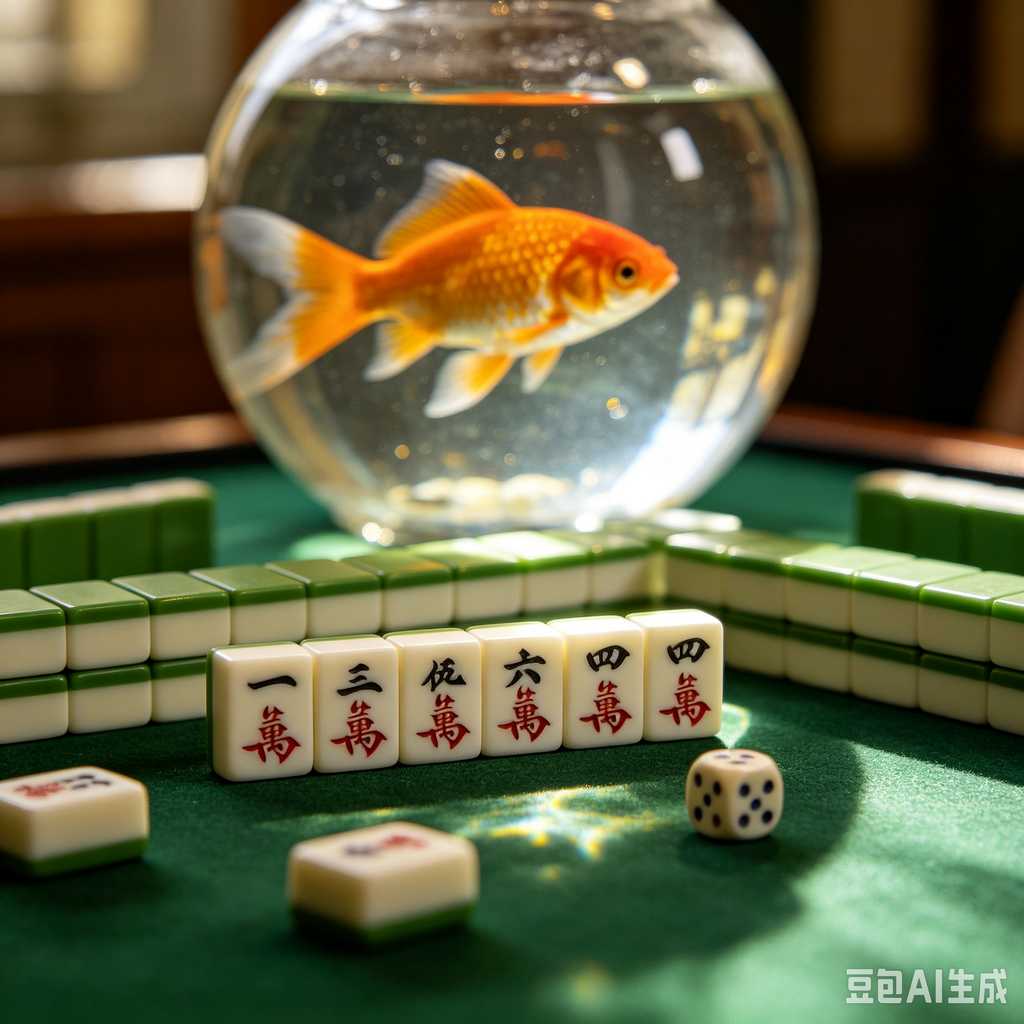 antique style mahjong set